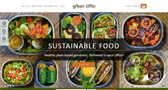 Desktop Screenshot of greentiffin.com
